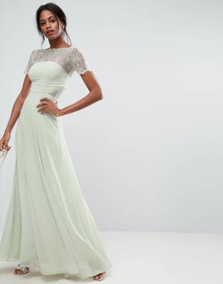 asos mint dress