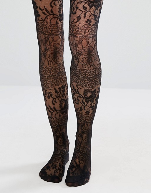 ASOS | ASOS Lace Over The Knee Tights