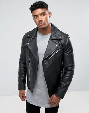 Men's Leather Jackets | Suede Jackets For Men | ASOS