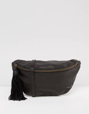 real leather bum bag