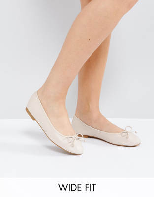 wide fit ballerina shoes