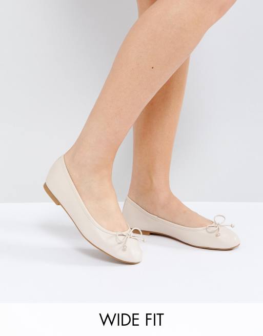 Asos Libra Wide Fit Ballet Flats Asos