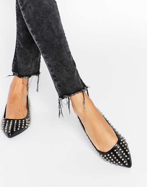 Studded 2025 ballet pumps