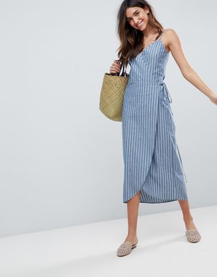 asos linen dress