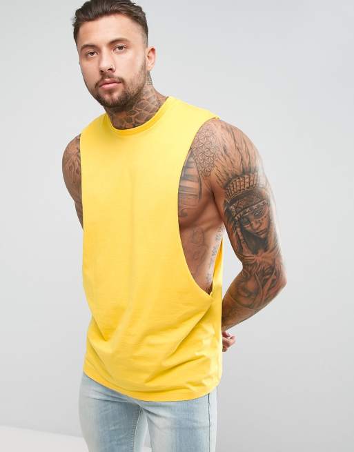 ASOS – Linne i longline-modell med extremt lågt skuret ärmhål