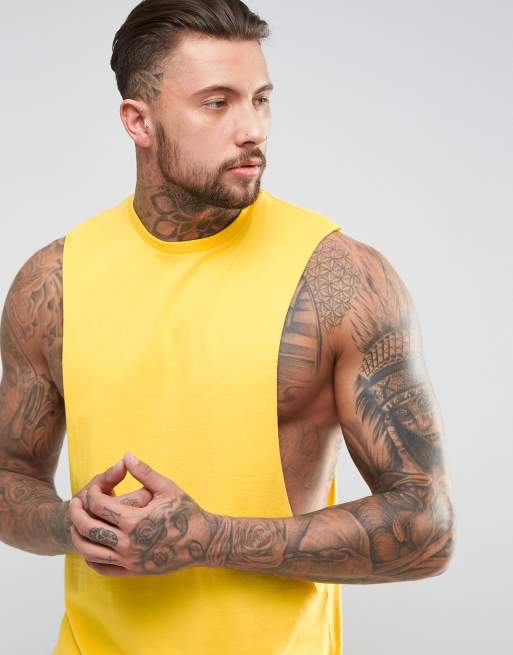 ASOS – Linne i longline-modell med extremt lågt skuret ärmhål, 3 av 4