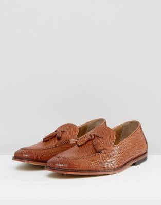 asos tan loafers