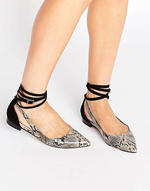 ASOS LOLLY Pointed Ballet Flats