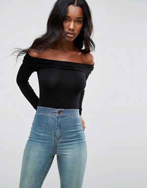 Image result for Bodysuit Off The Shoulder Tops on black women
