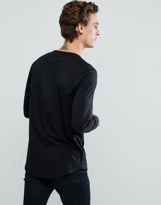 ASOS Longline Long-Sleeve T-Shirt