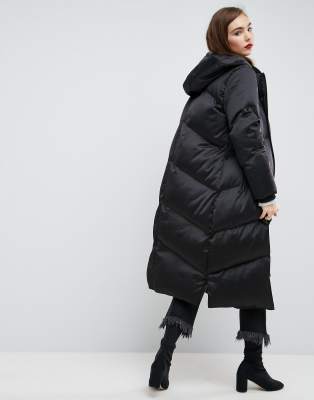 longline womens puffer coat