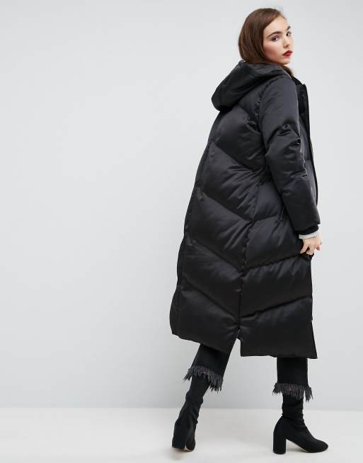 Long puffer 2025 jacket asos