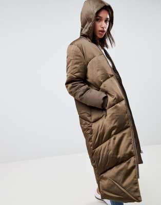 asos puffer coat women's