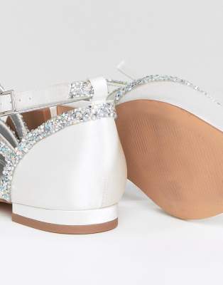 asos bridal flats