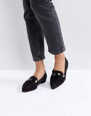 asos black flats