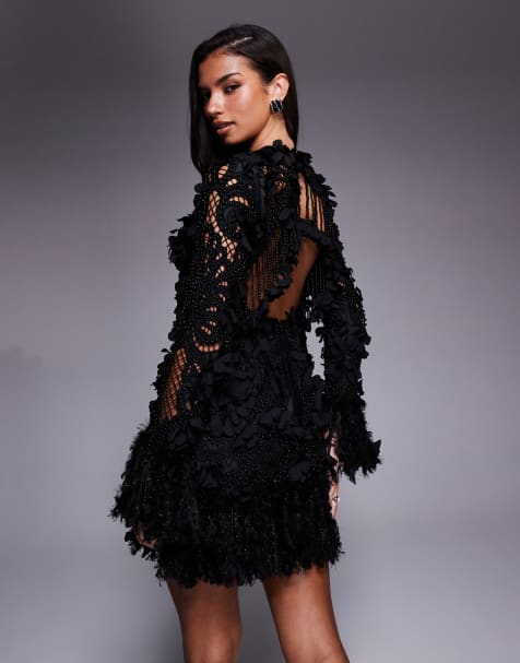 Long Sleeve Sequin Dresses | Shop at ASOS