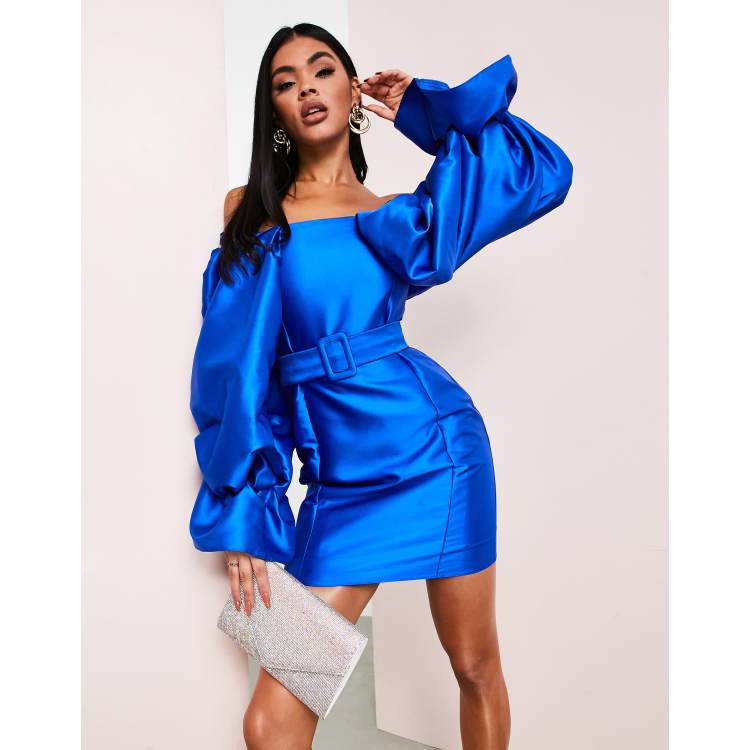 Avianna Mini Dress - Electric Blue – BABYBOO