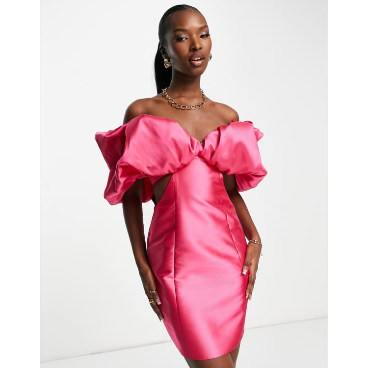 Pink 2025 taffeta dress