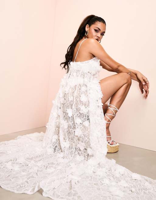 Asos beach wedding dress hotsell