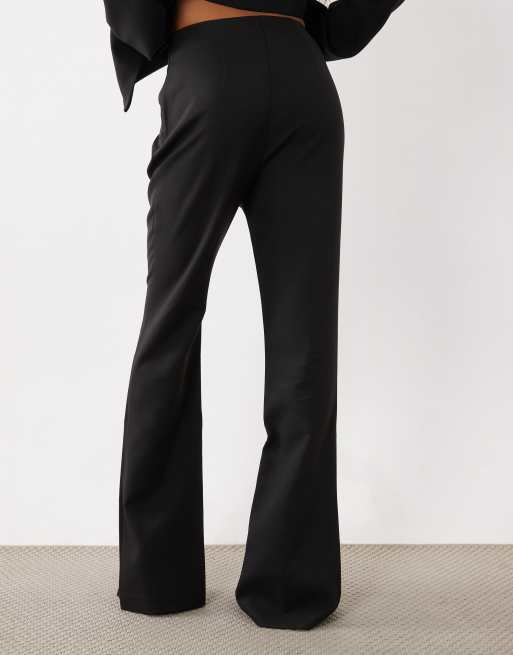 ASOS LUXE cigarette pants in black (part of a set), 5 of 5