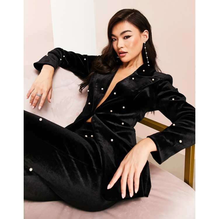 Asos velvet clearance suit