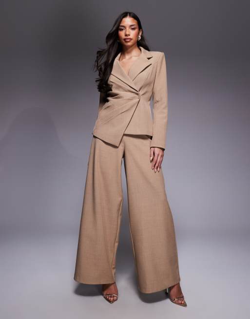 ASOS LUXE - Coordinato premium color cuoio