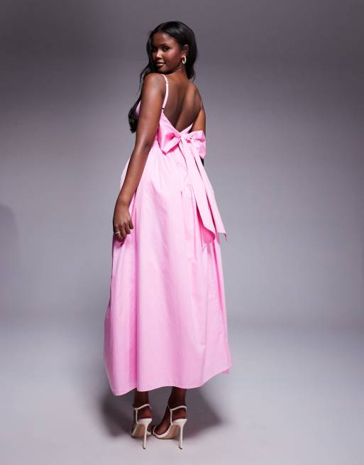 【Malbon Golf】Belted Woven Pleated Dress Pink Malbon Golf】Belted Woven Pleated Dress Pink