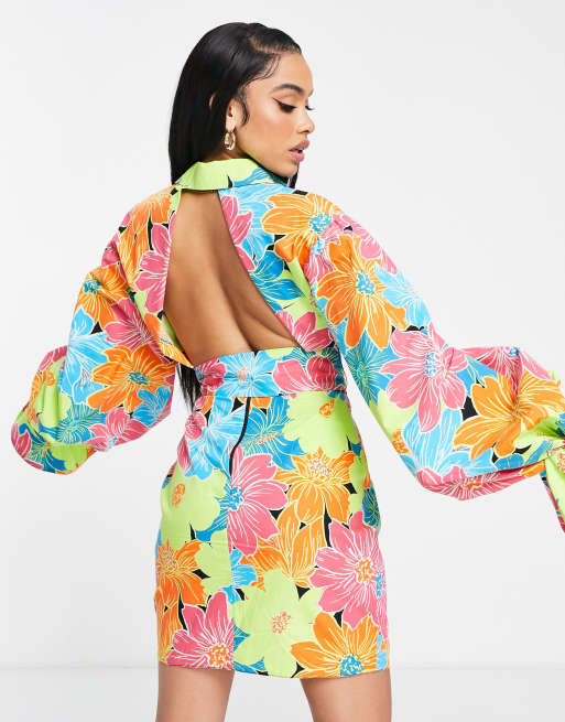 Floral Shirt Dress – Mad Price Premium