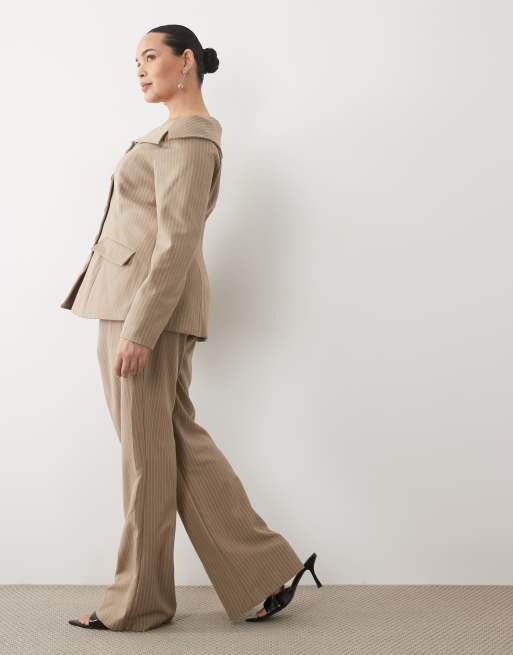 ASOS LUXE Curve Anzughose mit Nadelstreifen, 2 von 5