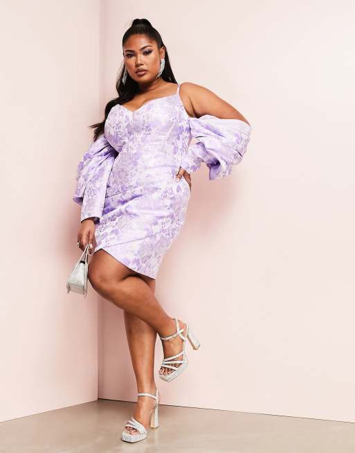 Plus Off The Shoulder Wrap Peplum Dress  Plus size dresses, Peplum dress,  Curve dresses