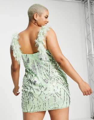 asos mint green embellished dress Mint Embellished Flare Dresses | dresses online | party dresses, occasion  dresses – Dressesonline.ie main image 1