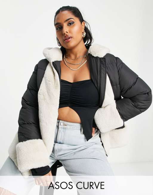 Asos curve coats sale