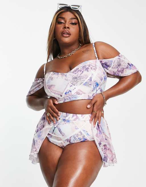 Plus-size swimsuits set curve for fashion