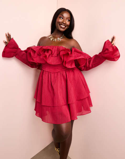 Plus Size Cocktail Dresses Shop at ASOS