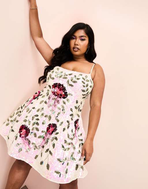 Asos plus store size prom dresses