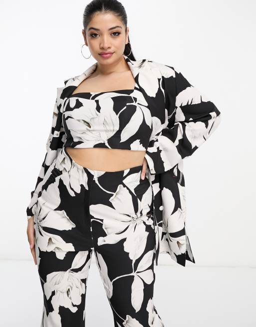 Asos floral suit jacket hotsell