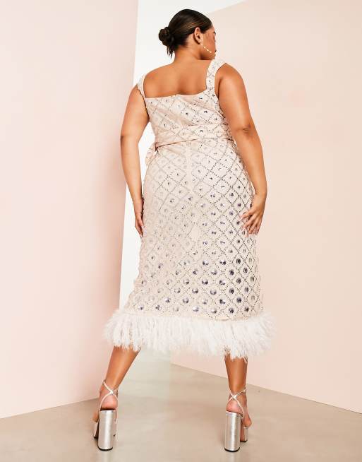 Asos curve sale wedding guest dress