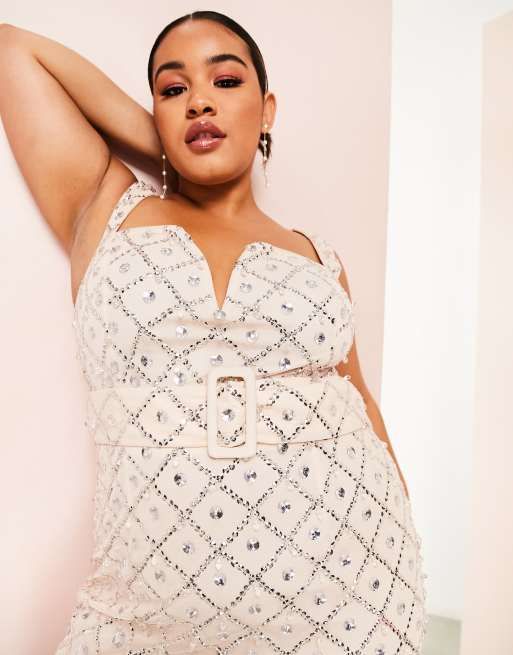 Asos sequin shop dress plus size