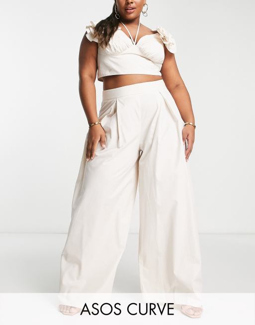 View our High Waisted Wide Leg Pant and shop our selection of designer women'…   Wide leg pants outfit, High waisted wide leg pants, Wide leg pants outfit plus  size