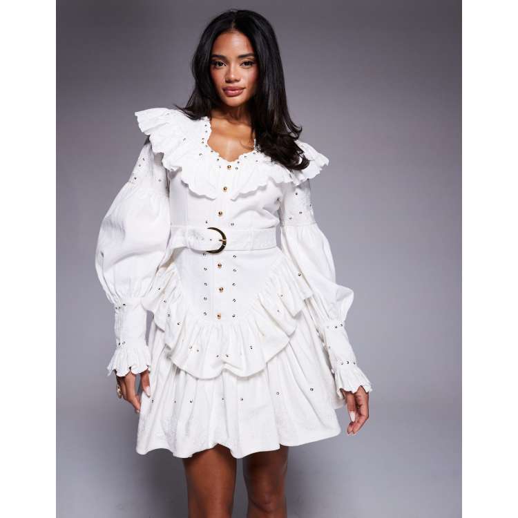 white western dress Dainty Girl Dress Set main image 1