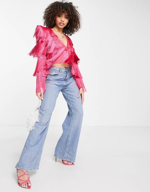 Asos neon pink top clearance