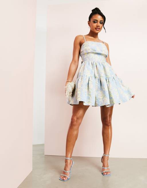 Asos store jacquard dress