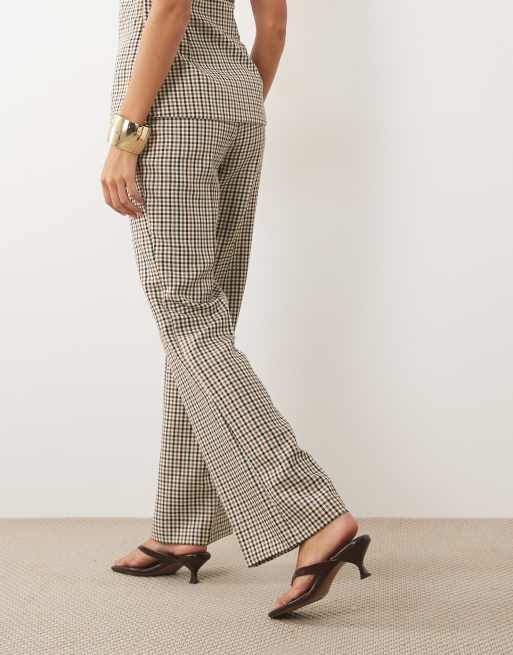 ASOS LUXE - pantalón de traje a cuadros de conjunto, 4 de 5