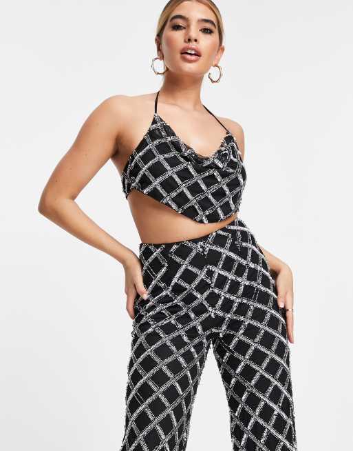 Asos pantaloni hot sale a zampa