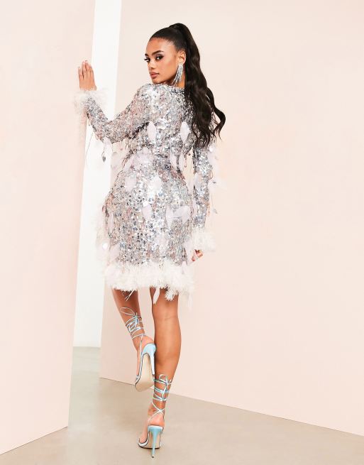 ASOS LUXE sequin mini dress with … curated on LTK