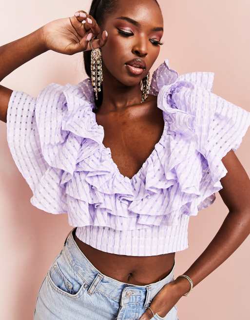 Asos store lilac top