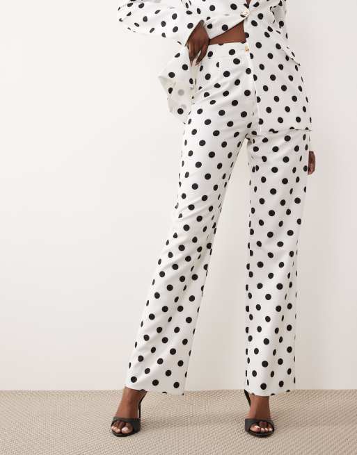 ASOS LUXE – Prickiga, figursydda kostymbyxor, del av set, 3 av 5