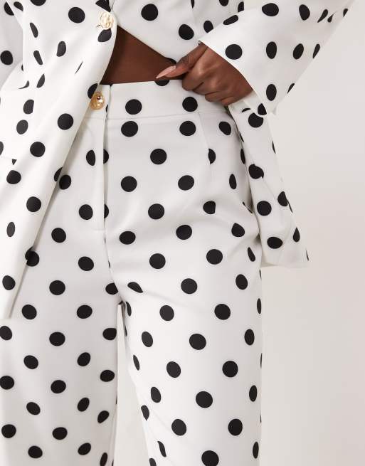 ASOS LUXE – Prickiga, figursydda kostymbyxor, del av set, 4 av 5