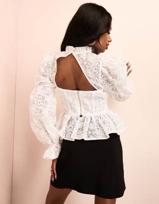 White Lace Shirt