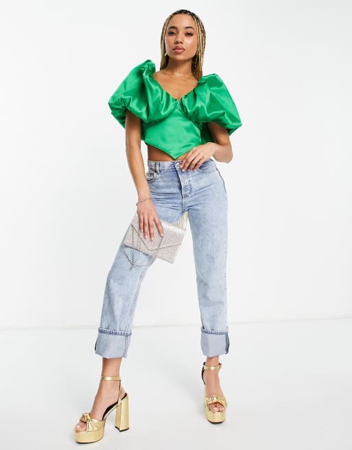 Asos bardot outlet top